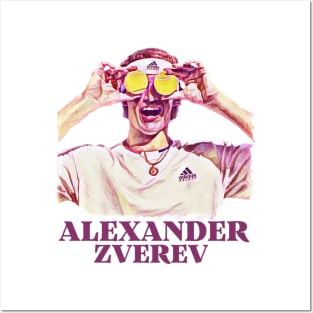 Alexander Zverev Posters and Art